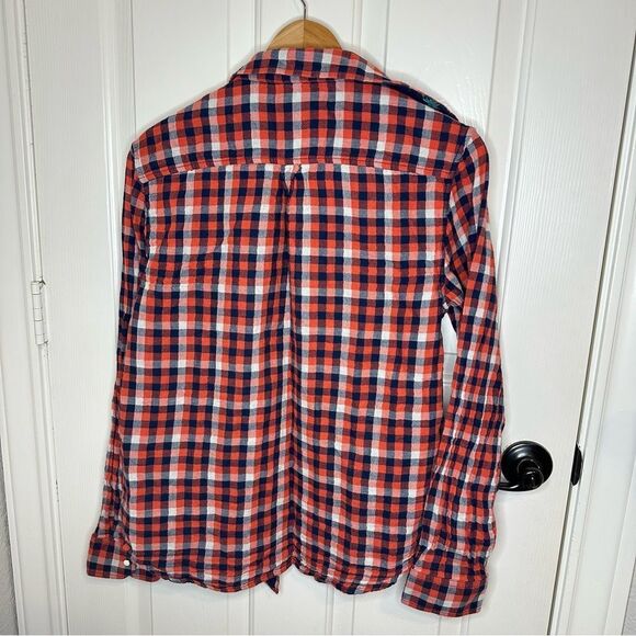 Chubbies Flip it Reverse It Reversible Flamingos Snap Button Plaid Shirt Sz M - Picture 3 of 9